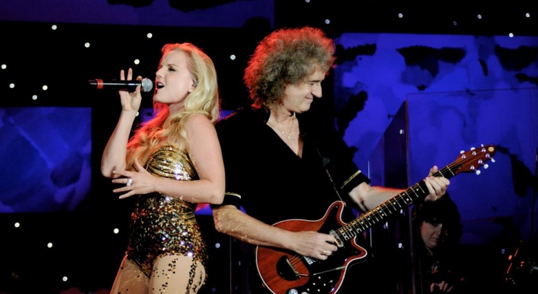 Brian May and Kerry Ellis