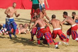 Semifinale di calcio storico a Santa Croce